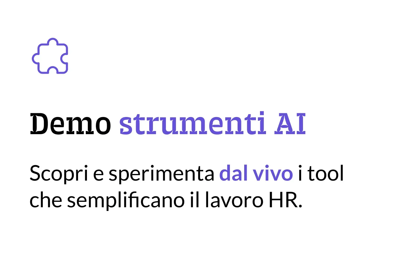 box bianco che racconta gli strumenti AI